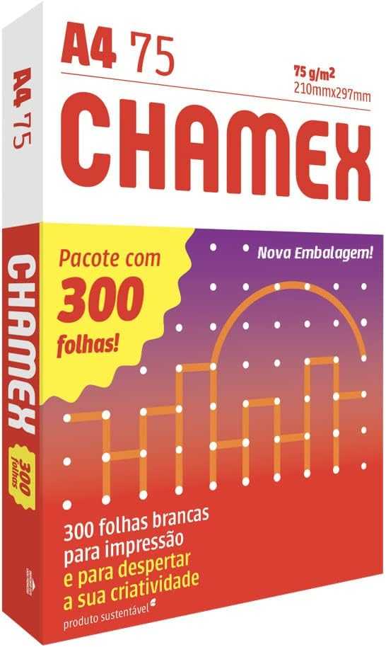 Papel-Sulfite,-Chamex,-A4,-75-Gramas,-Pacote-De-300-Folhas